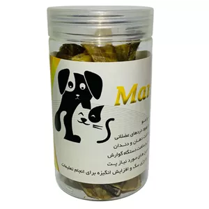 غذای تشویقی سگ پت ماردین مدل گوش بره بسته 8 عدد وزن 100گرم