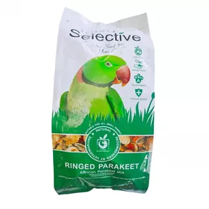 غذای شاه طوطی سلکتیو مدل RINGED PARAKEET وزن 1 کیلوگرم