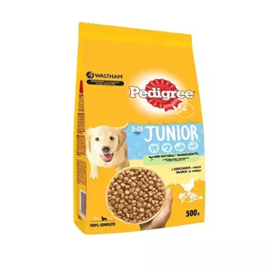 غذای خشک سگ پدیگری مدل Puppy مرغ وزن 500 گرم