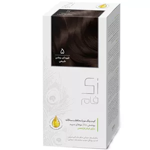 کیت رنگ مو زی فام شماره 5 حجم 50 میلی لیتر قهوه ای روشن طبیعی