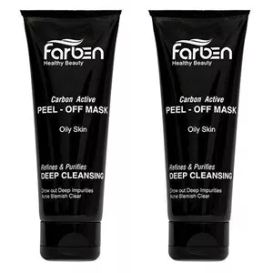 ماسک زغال فاربن مدل Peel-Off حجم 75 میلی لیتر بسته 2 عددی