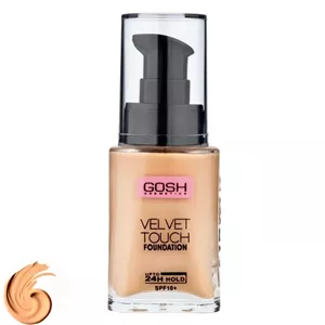 کرمپودر مایع SPF10 گاش مدل Velvet Touch شماره 401 مناسب انواع پوست حجم 34 میلی لیتر