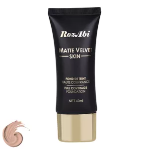 کرم پودر مایع رزآبی مدل MATTE VELVET شماره 2 مناسب برای انواع پوست حجم 40 میلی لیتر