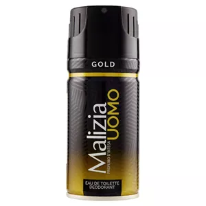 اسپری خوشبو کننده بدن مردانه مالیزیا مدل Gold حجم 150 میلی لیتر