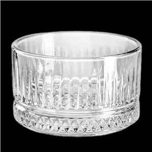 آجیل‌خوری شیشه‌ای کاوه مدل OSLO قطر 10 سانتیمتر حجم 295 میلی‌لیتر ارتفاع 5 سانتیمتر مجموعه 6 عددی 