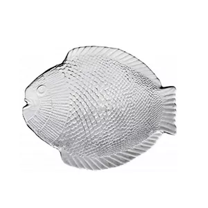دیس ماهی کریستال پاشاباغچه مدل Marine مناسب سرو ماهی و مرغ، شستشو با دست و ماشین ظرفشویی