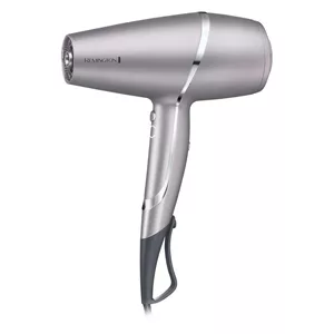 سشوار حرفه‌ای 2400 وات رمینگتون مدل AC9800 PROLUX، موتور AC، وزن 250 گرم، المنت سرامیک، دارای سری دیسپانسر با ویژگی حجم‌دهندگی، صاف‌کنندگی، فرکنندگی، با قابلیت صفحه نمایش