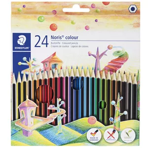 مداد رنگی 24رنگ استدلر مدل Noris Colour 185 C24