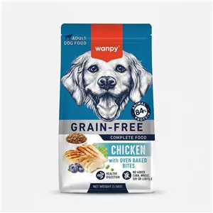 غذا خشک سگ بالغ ونپی مدل GRAIN FREE طعم مرغ وزن 1.5 کیلوگرم