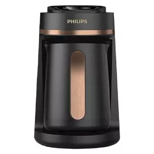 قهوه‌ساز فیلیپس مدل HDA150، ظرفیت دم‌آوری چهار فنجان با فیلتر دائمی، دارای دکمه لمسی