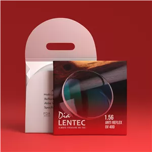 عدسی طبی عینک آنتی رفلکس 1.56 لنتک گروه نمره 2/4 - 4/4