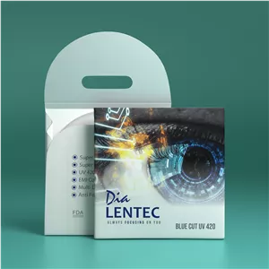 عدسی طبی بلوکات 1.56 لنتک UV 420 گروه نمره 2/2 - 4/2