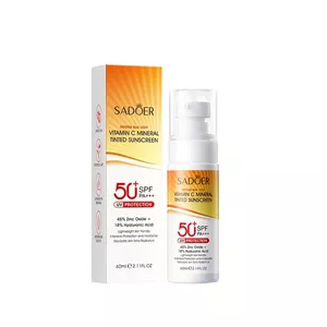 ضدآفتاب سادور حاوی ویتامین c و spf 50