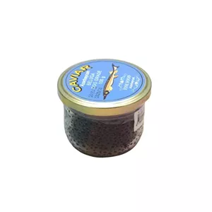 خاویار آذربایجان بلوگا مدل FINE FOOD حجم 100 گرم 