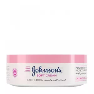 کرم مرطوب کننده و نرم کننده جانسون مدل SOFT CREAM