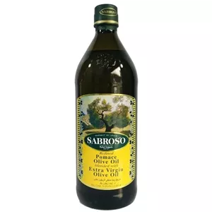 روغن زیتون فرا بکر سابروسو SABROSO اصل حجم 500 میلی لیتر