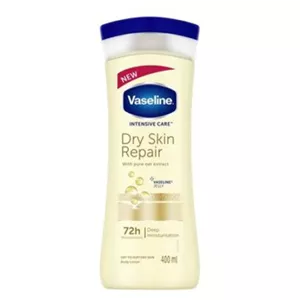 لوسیون بدن جو دو سر اسکین وازلین مدل Dry Skin Repair  حجم 400 میلی لیتر