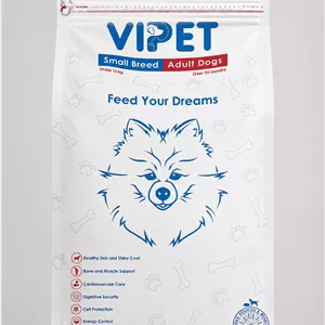 غذای خشک سگ VIPET نژاد کوچک بالغ ۱ کیلوگرم