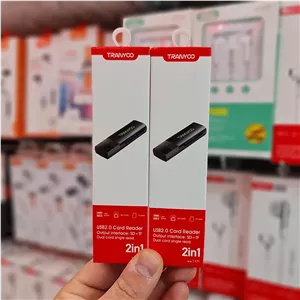کارت خوان USB2.0 ترانیو (TRANYOO) مدل T-EP1(دوکارهSD TF)