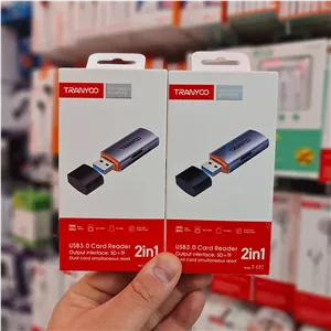 کارت خوان USB3.0 ترانیو (TRANYOO) مدل T-EP2 (دوکاره SD TF)