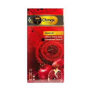 کاندوم کلایمکس Magic 7خاردار، شیاردار و تاخیری12 عددی