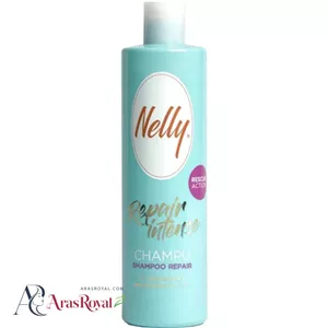 شامپو ترمیم کننده و تقویت کننده نلی Nelly مدل Repair Intense حجم 400 میل