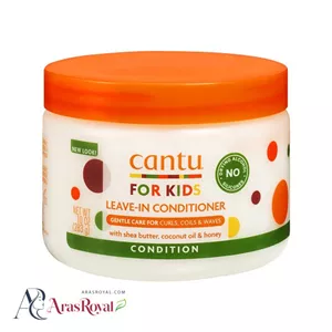 ژل مو کودک حالت دهنده مو های فر کنتو Cantu عصاره شی باتر , عسل و نارگیل حجم 64 میل