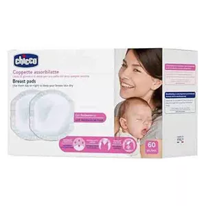 پد سینه آنتی باکتریال ایتالیایی چیکو Antibacterial Chicco حداکثر محافظت از سینه 60 عدد