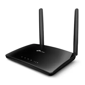 مودم روتر بی‌سیم 4G LTE تی‌پی‌لینک مدل TL-MR6400 با دو آنتن خارجی، شبکه Wi-Fi 2.4 گیگاهرتز، پشتیبانی از 32 کاربر، چهار پورت LAN 10/100 مگابیت و فایروال پیشرفته