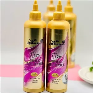 ماسک موی بعد از حمام لایتنس مدل بنفش برای موهای فر (Lightness F24 Obvious Curls)