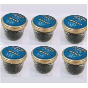پک 6 عددی خاویار شیشه ای بلوگا آذربایجانیBeluga 