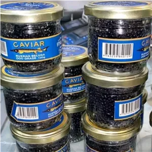 خاویار 50 عدد بلوگا آذربایجان وزن 100 گرم ا Beluga Caviar 
