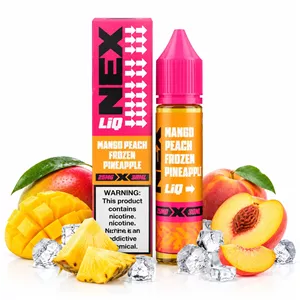 نکس لیک انبه هلو آناناس یخ(PAD SALT NEX Liq Mango Peach Frozen Pineapple )