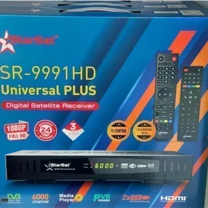 گیرنده  استارست مدل SR9991 فول اچ دی با دو عدد ریموت کنترل