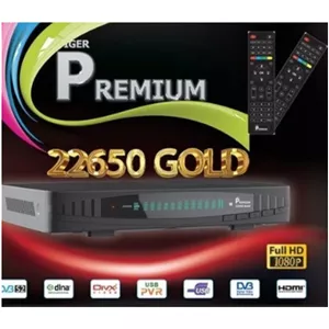 گیرنده دیجیتال پریمیوم 22650 گلد پنل نوشتاریPremium HD 22650 Gold  تیونر قوی و کیفیت Full HD