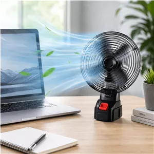 پنکه تمام فلزی شارژی قابل حمل لیتیومی مدل Lithium Ion Fan