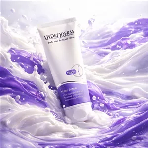 کرم تیوپی موبر بدن مرطوب کننده و ضد التهاب هیدرودرم Hydroderm (حذف سریع مو نرم‌کنندگی پوست کاهش سوزش) 100ml