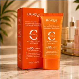 کرم ضد آفتاب ویتامین C بیوآکوا BIOAQUA Vitamin C Lustre Sunscreen SPF50  PA
