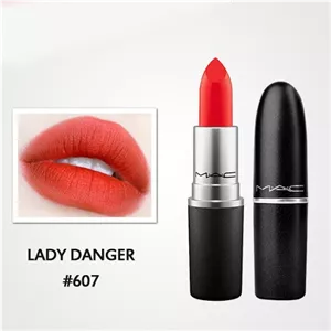 رژ لب جامد مات MAC مدل Matte – ساخت کانادا (اورجینال) - Lady Danger 607