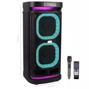 اسپیکر چمدانی بلوتوثی هایکو استار Party Box HPS-8116 + میکروفون و ریموت کنترل