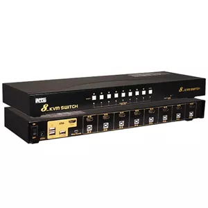 سوییچ KVM اتوماتیک هشت پورت کی نت پلاس KP-H628