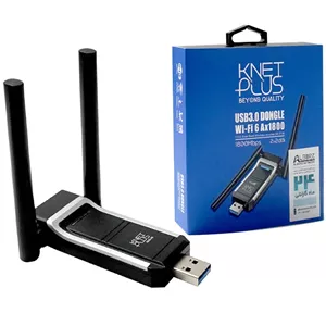 کارت شبکه بی سیم آنتن دار Knet plus KP-W1804 1800Mbps