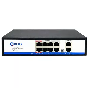 سوییچ 8 پورت POE کیو پلاس PL-PH8002