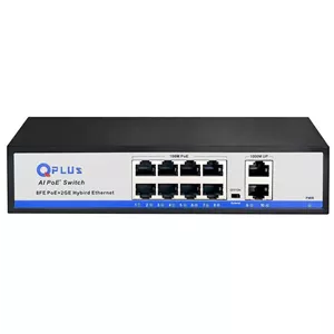 سوییچ 8 پورت POE کیو پلاس PL-P8002G