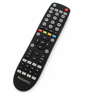 کنترل رسیور مدیا استار ته گرد MediaStar 12000دکمه فلزی درجه 1
