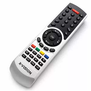 کنترل گیرنده دیجیتال ایکس ویژن مدل نقره ای XVISION