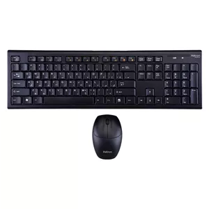 کیبورد و ماوس بی سیم هترون مدل HKCW130