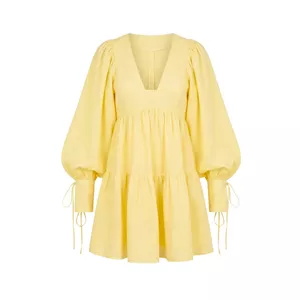 پیراهن عروسکی لیمو زنانه بوهو boohoo انگلستان سایز 38