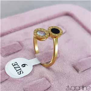 انگشتر زنانه بولگاری دورنگ 30121