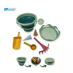 لوازم شن بازی شیلدکروت مدل SCHILDKROT Sandtoys Green